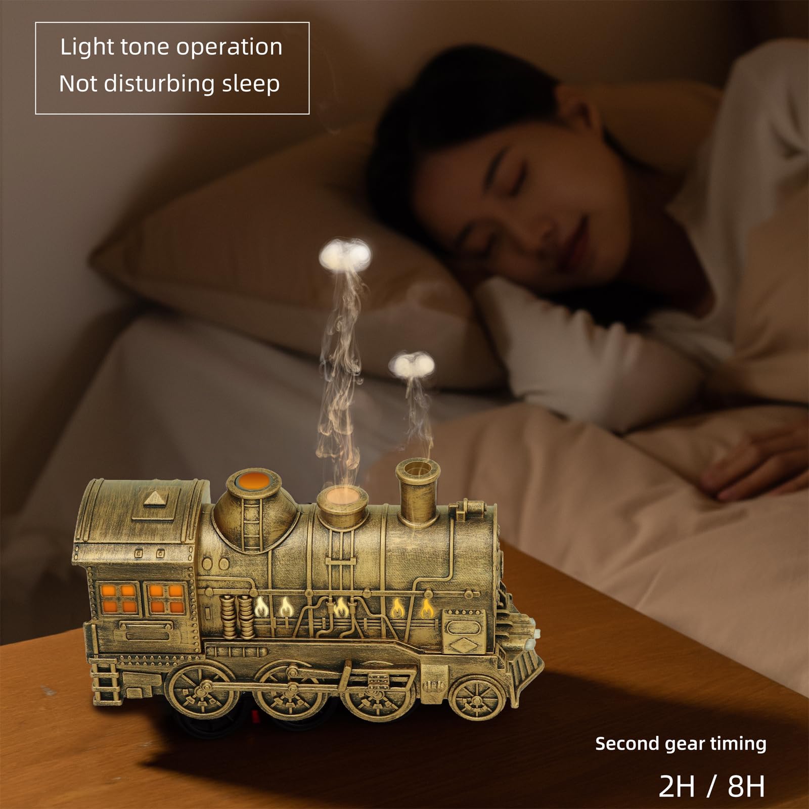 🔥Retro Train Essential Oil Diffuser Humidifier 🔥💨