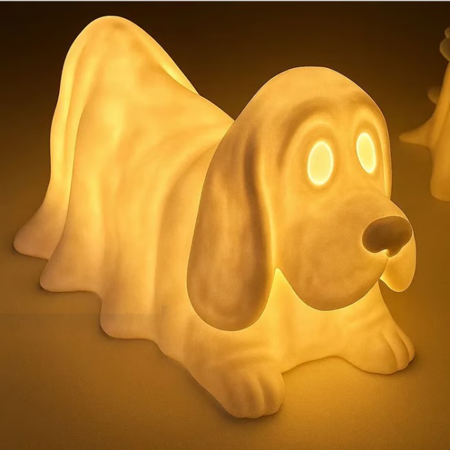 Halloween Dachshund Pumpkin Lamp