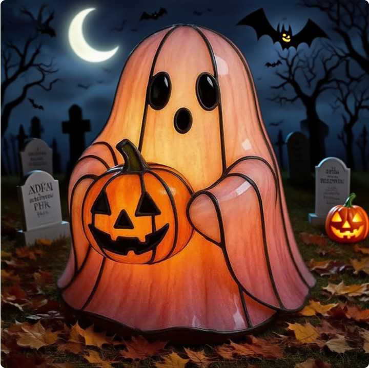 🎃Halloween Early Bird Special Sale 49% OFF - 👻Cute Ghost Reading Book Lamp