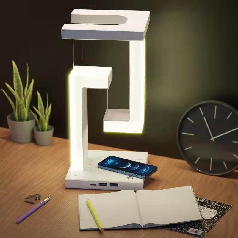 Anti-gravity Night Light with Wireless Charger