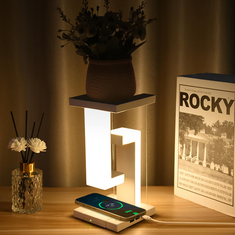 Anti-gravity Night Light with Wireless Charger