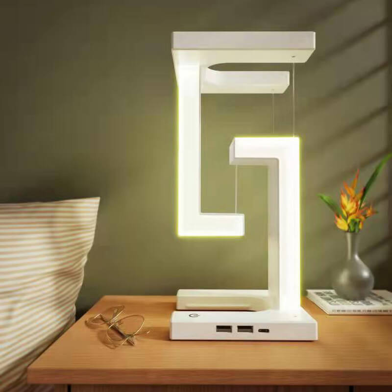 Anti-gravity Night Light with Wireless Charger