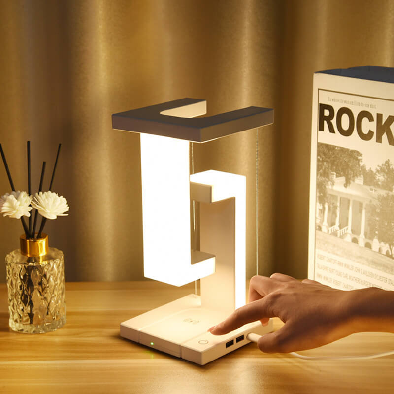 Anti-gravity Night Light with Wireless Charger