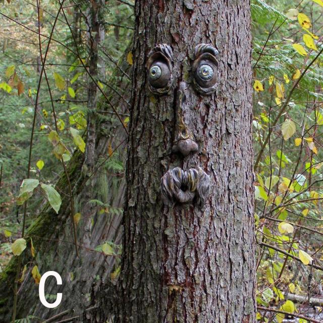 Tree Face Decor Outdoor