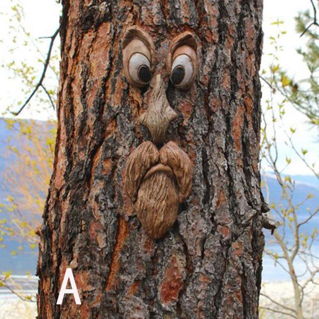 Tree Face Decor Outdoor