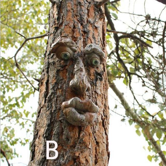 Tree Face Decor Outdoor
