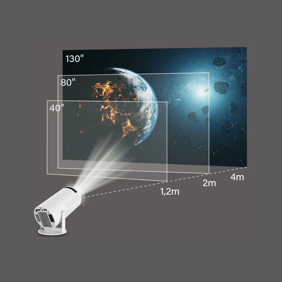 Welnax™ HD Smart Wall Projector