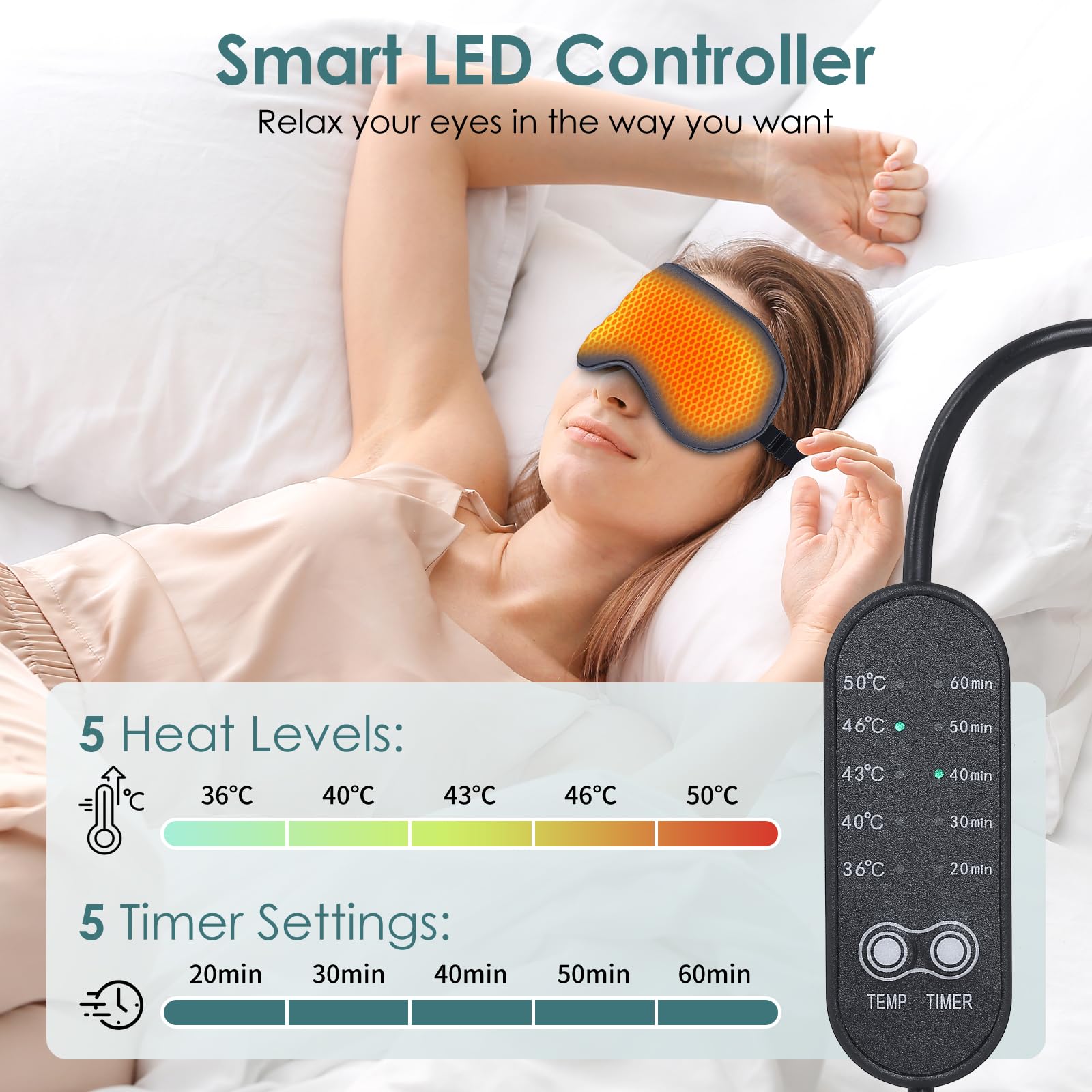USB Electric Heated Eye Mask
