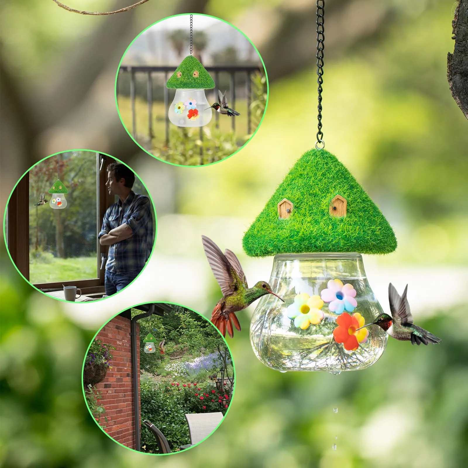 🐦Outdoor Hanging Mushroom Shape Bird Feeder