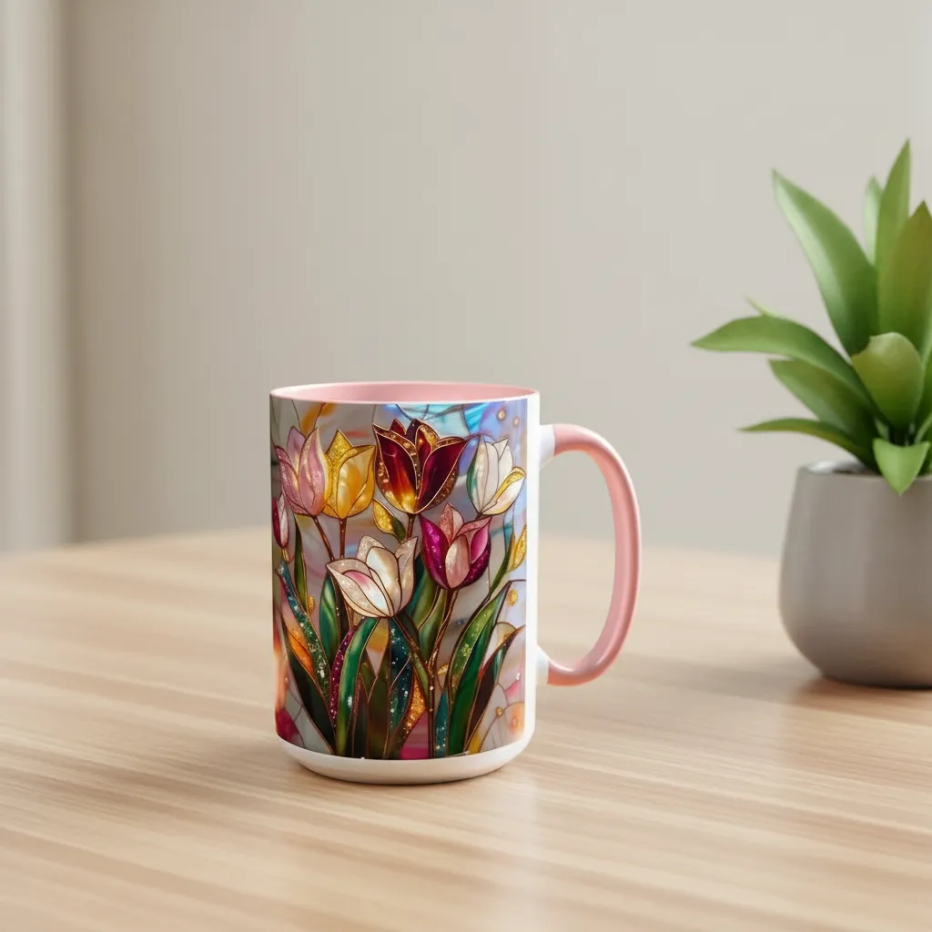 🌸💐 Floral Art Ceramic Mug Collection