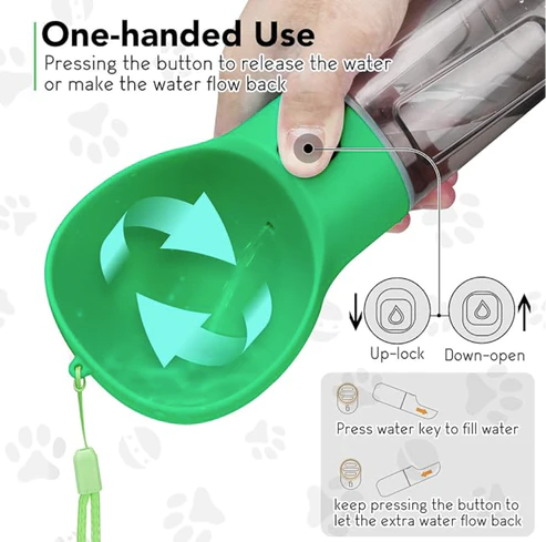 4 in 1 Multi-Purpose Dog Water Bottle