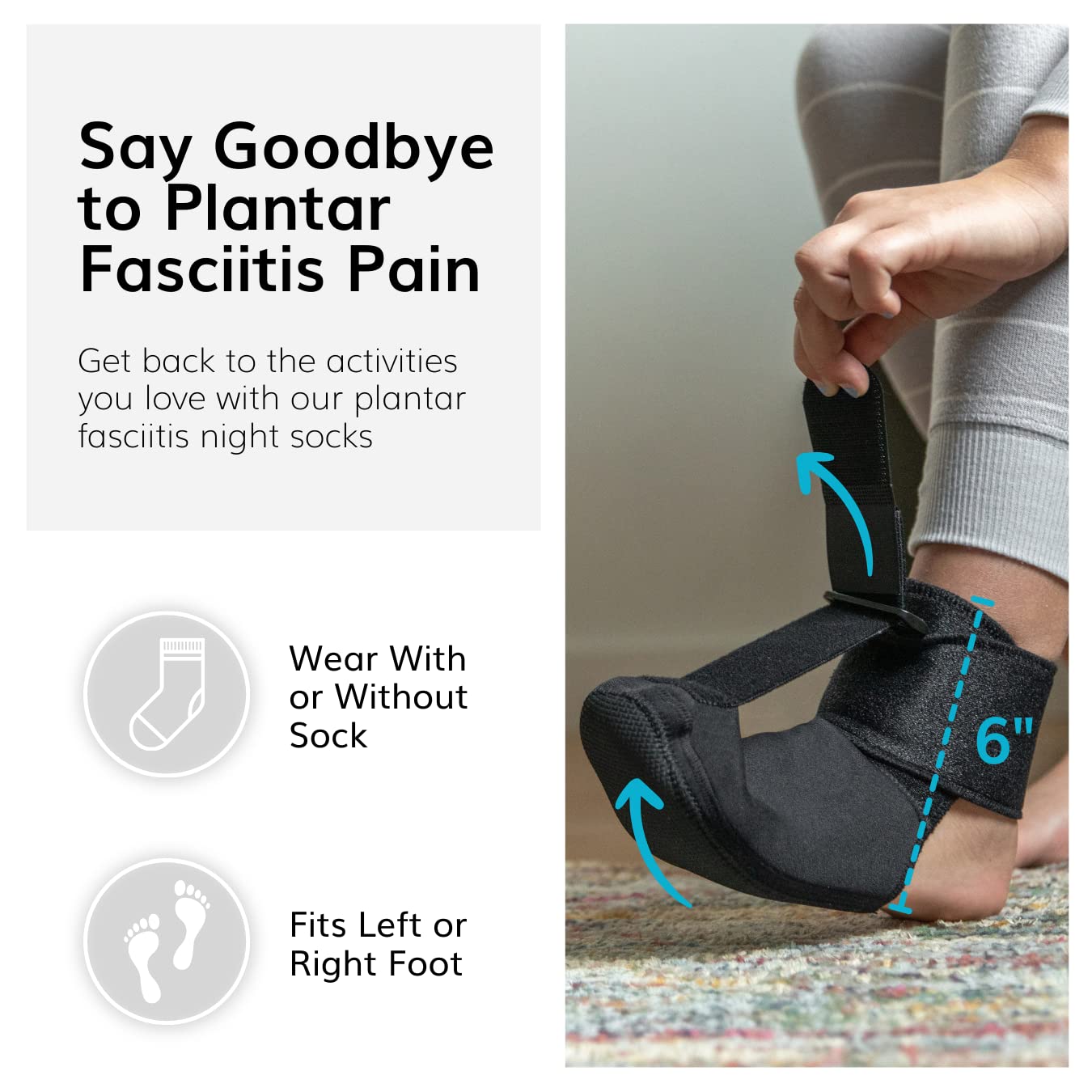 Plantar Fasciitis Night Sock Splint