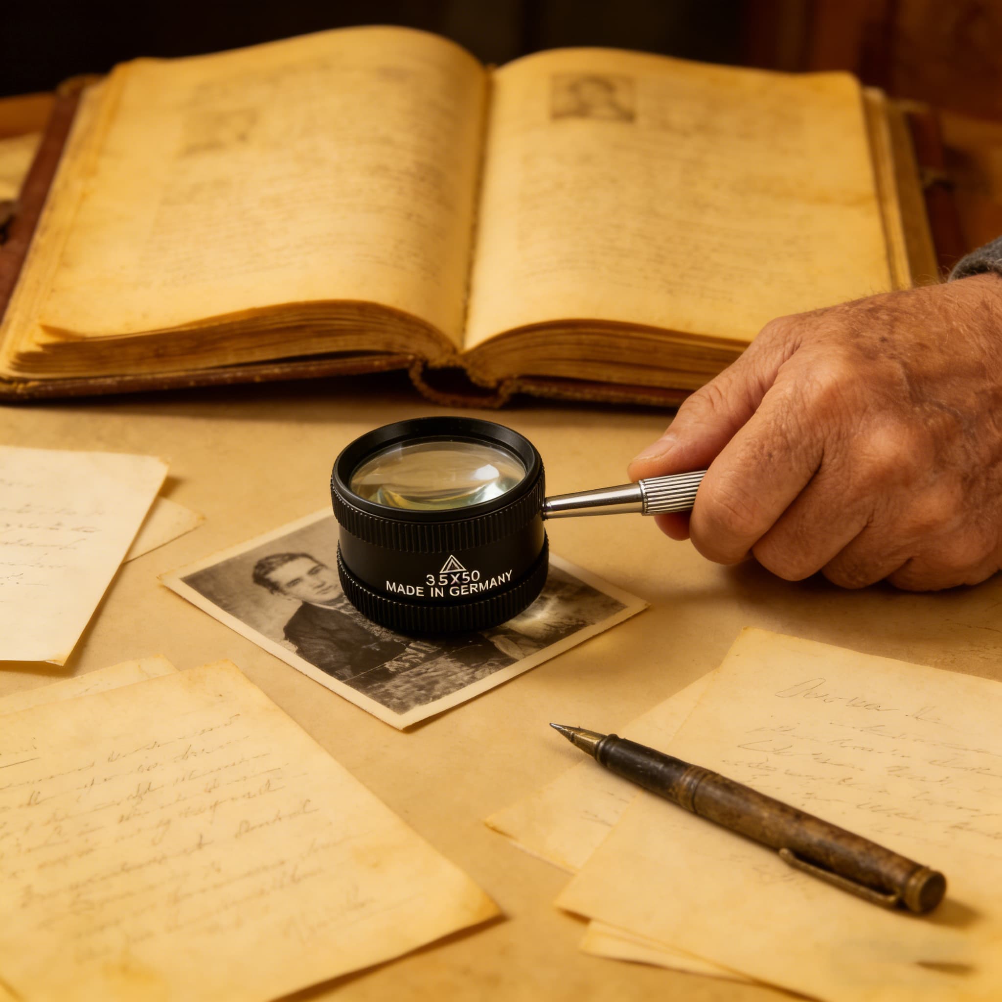 50x Retro Camera Lens Style Handheld Magnifier