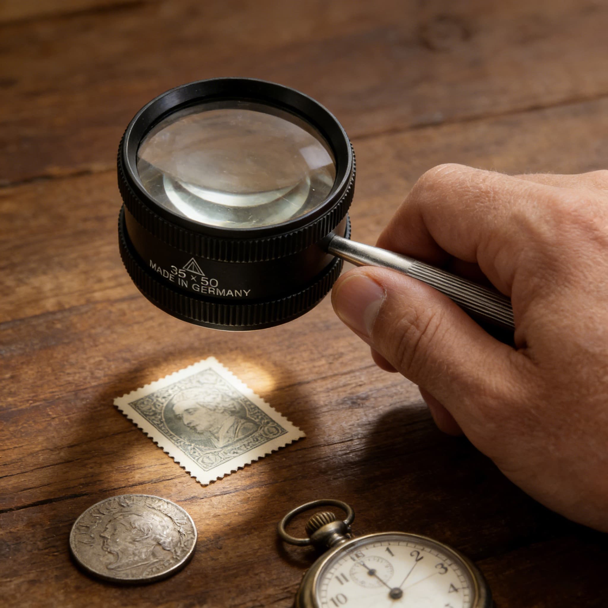 50x Retro Camera Lens Style Handheld Magnifier