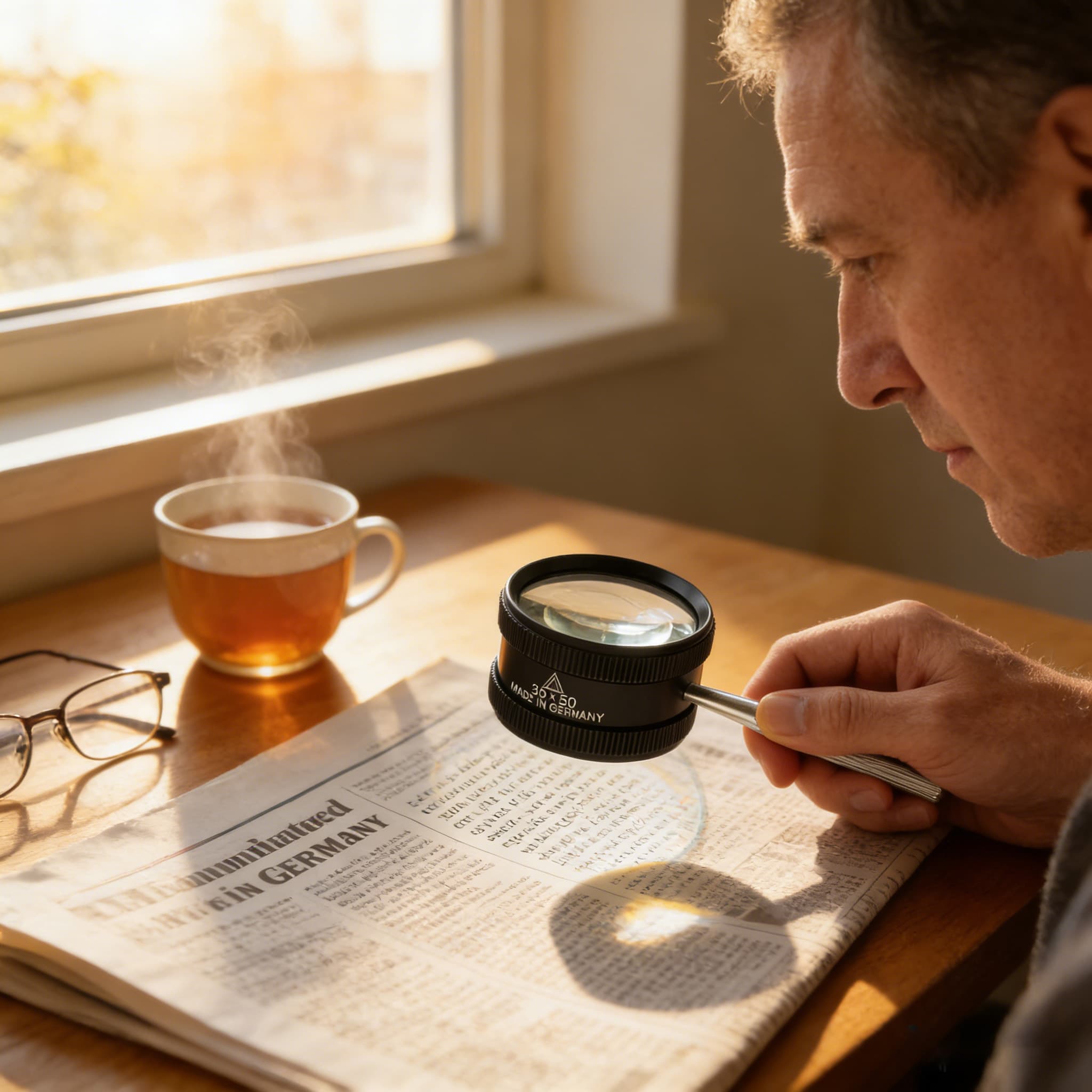 50x Retro Camera Lens Style Handheld Magnifier