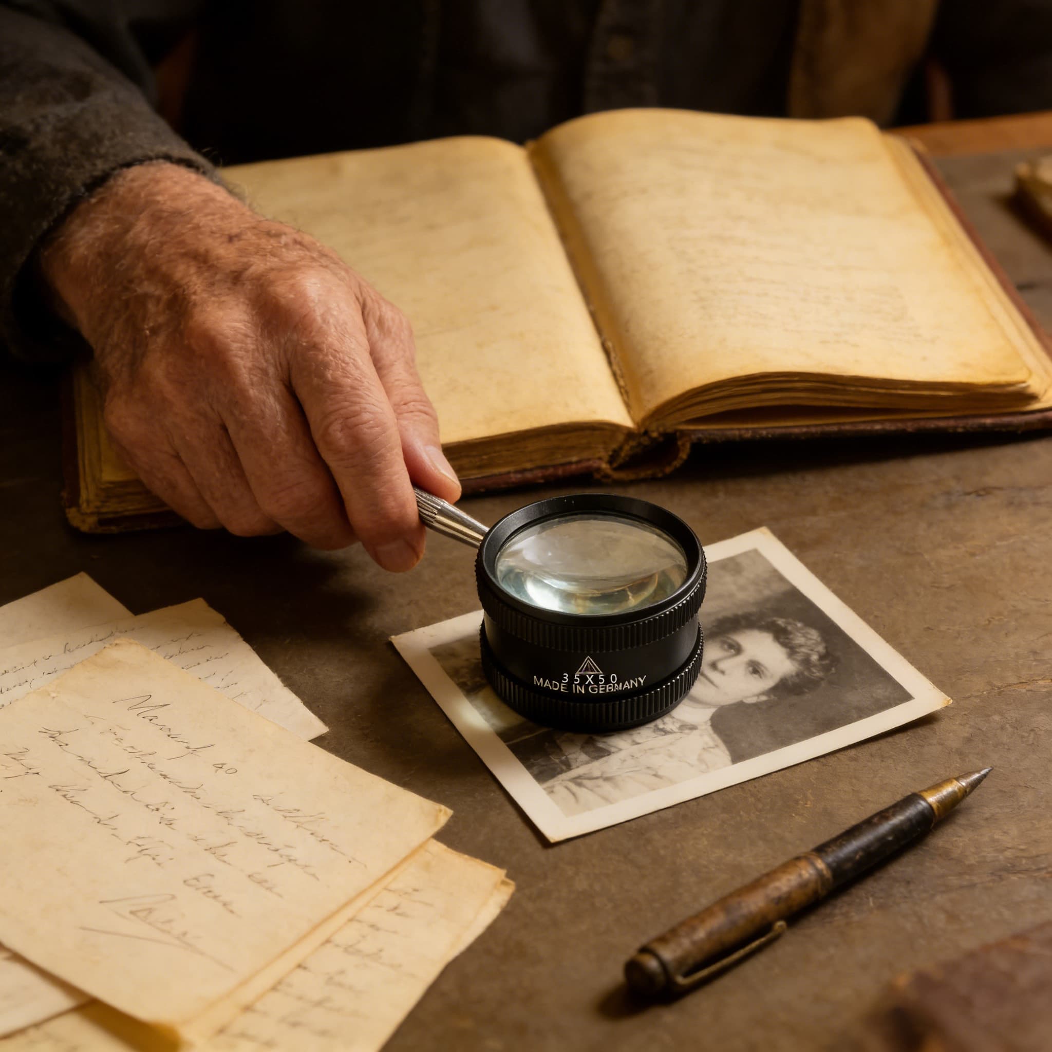 50x Retro Camera Lens Style Handheld Magnifier