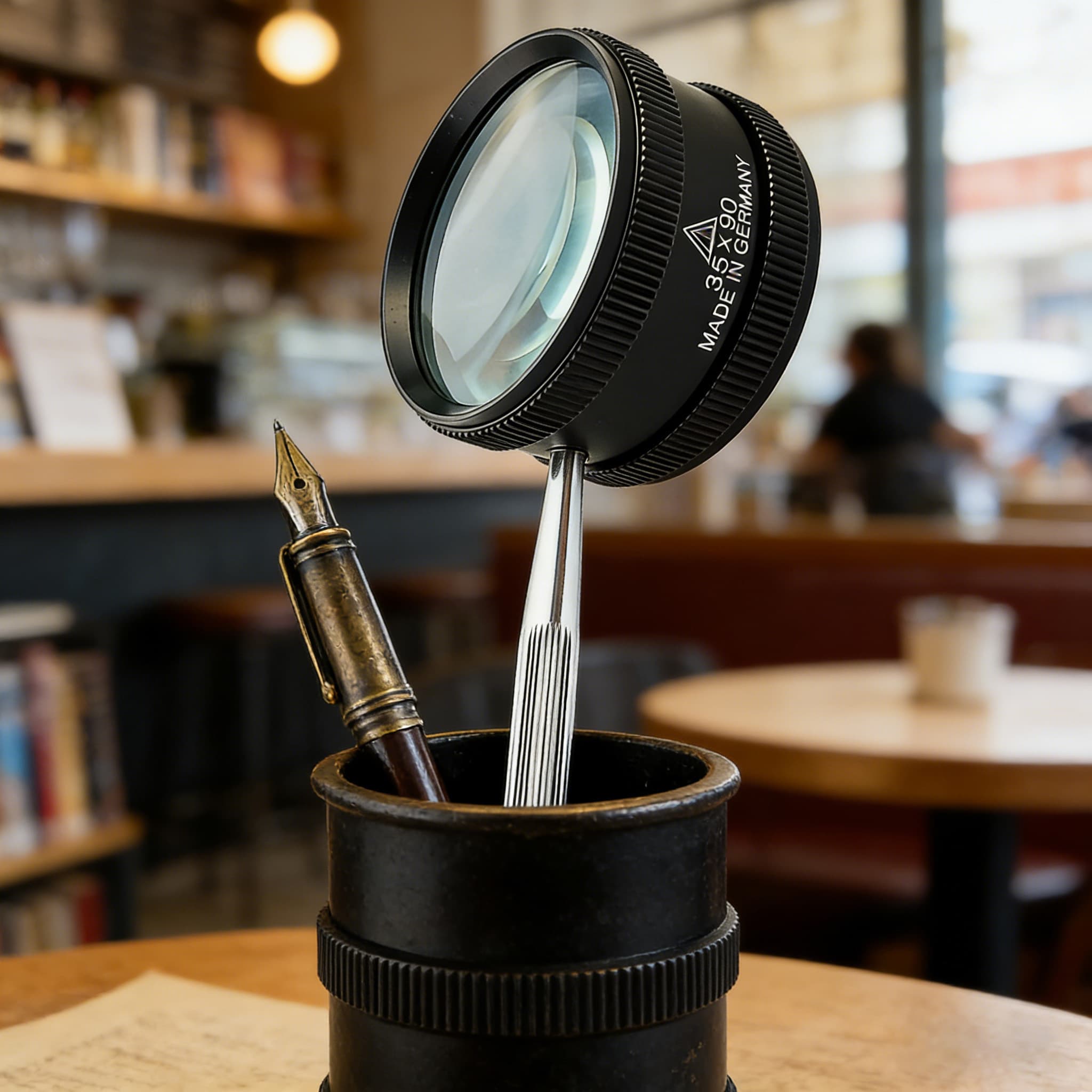 50x Retro Camera Lens Style Handheld Magnifier