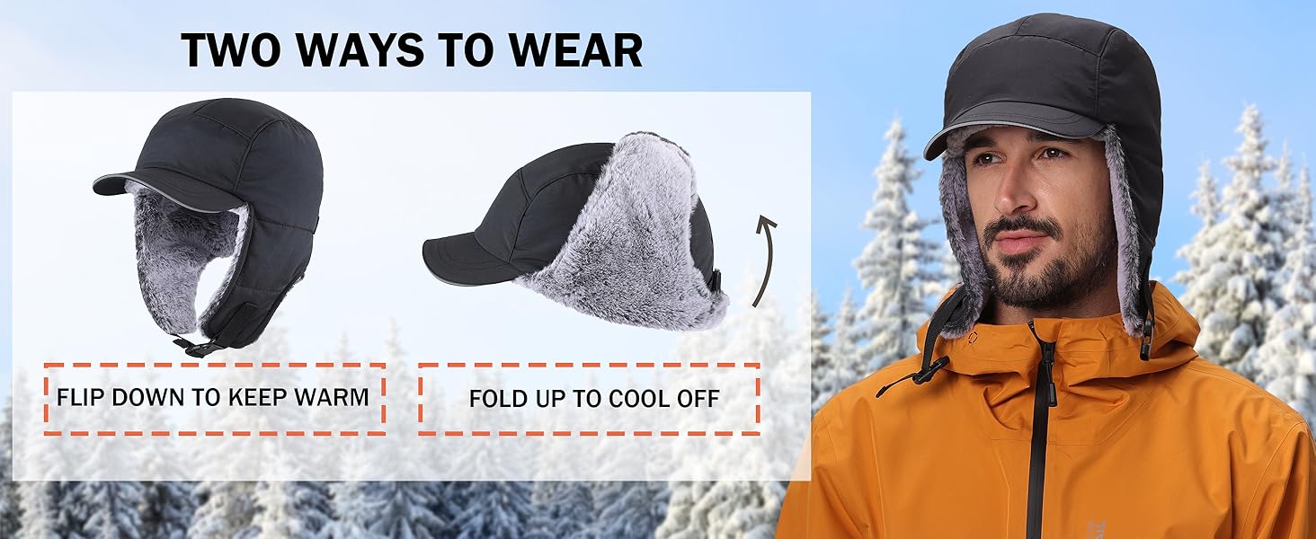 Connectyle 男女款飞行员帽