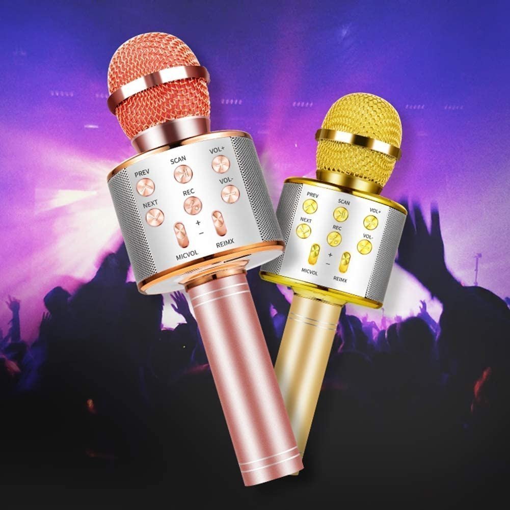 Wireless Bluetooth 3-In-1 Karaoke Microphone