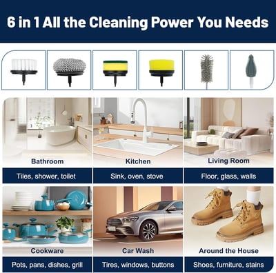 Electric Cleaning Brush for Kitchen