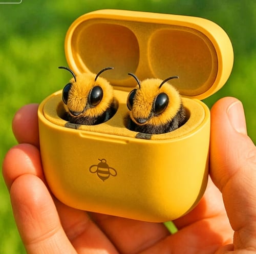 Cute Animal Shaped Bluetooth Earbuds-3D Stereo Animal Design