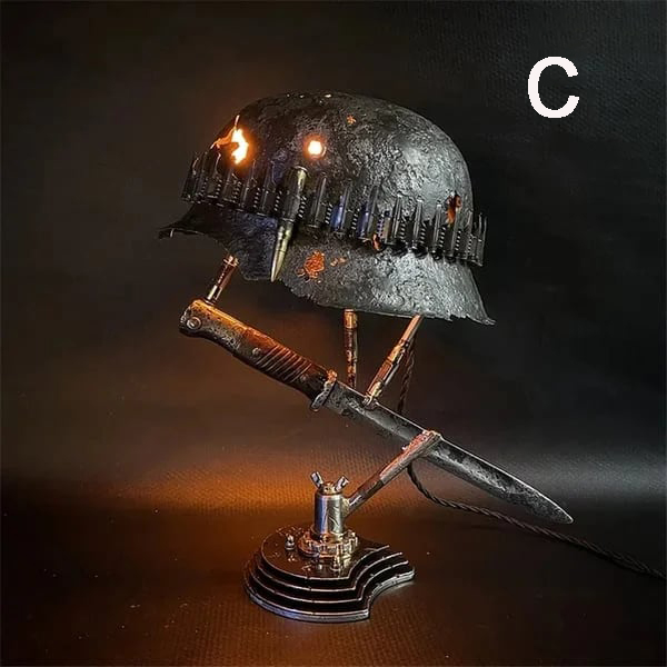 Stahlhelm Helmet Table Lamp