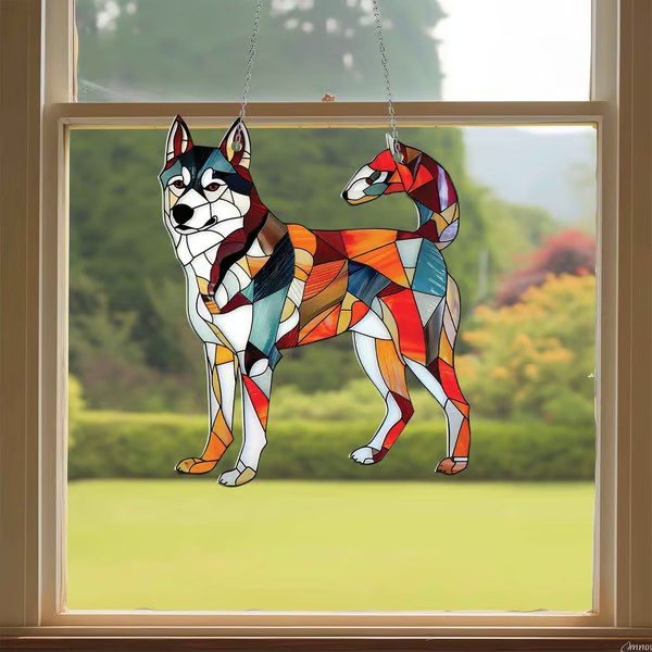 Dachshund Dog Window Hanging