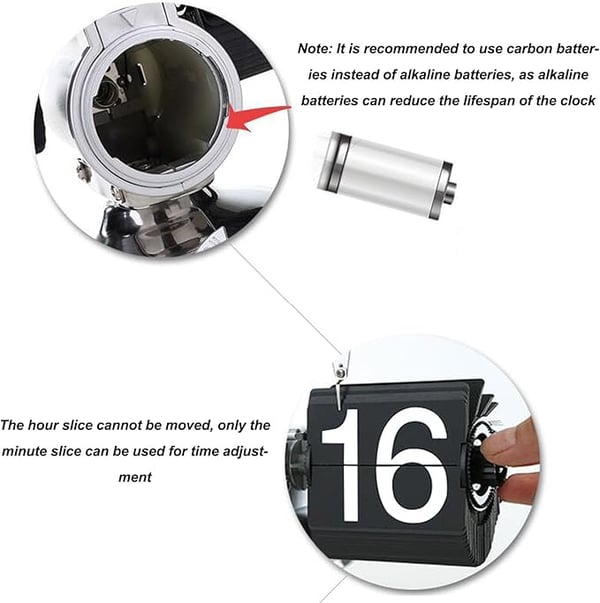 🕛Large Retro Style Flip Desk Clock