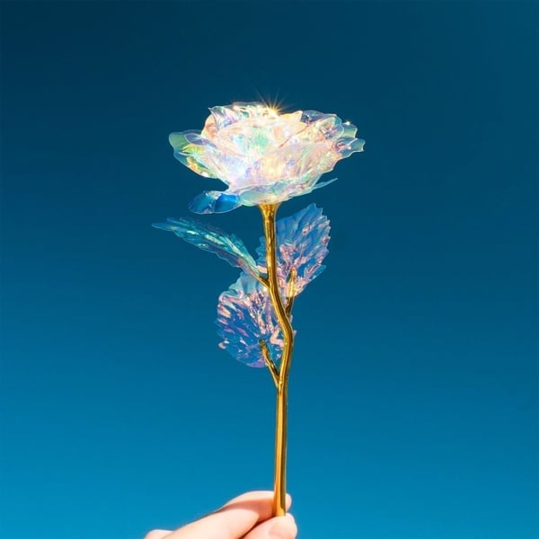 💐Colorful Crystal Rose