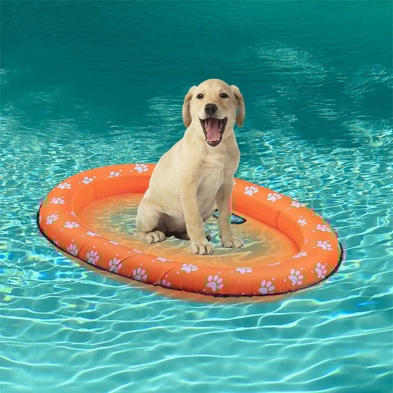 💖Inflatable Dog Swimming Float