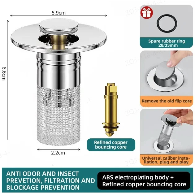 ✨This Week's Special Price $9.99💥- Welnax™ Stainless Steel Floor Drain Filter