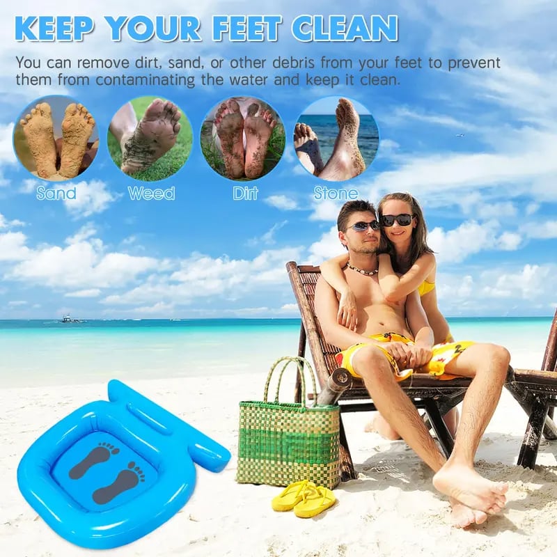 Inflatable Pool Foot Bath Basin