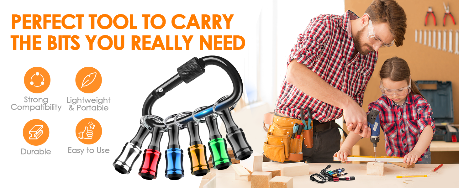 Stocking Stuffers for Men Drill Bit Holder Tools