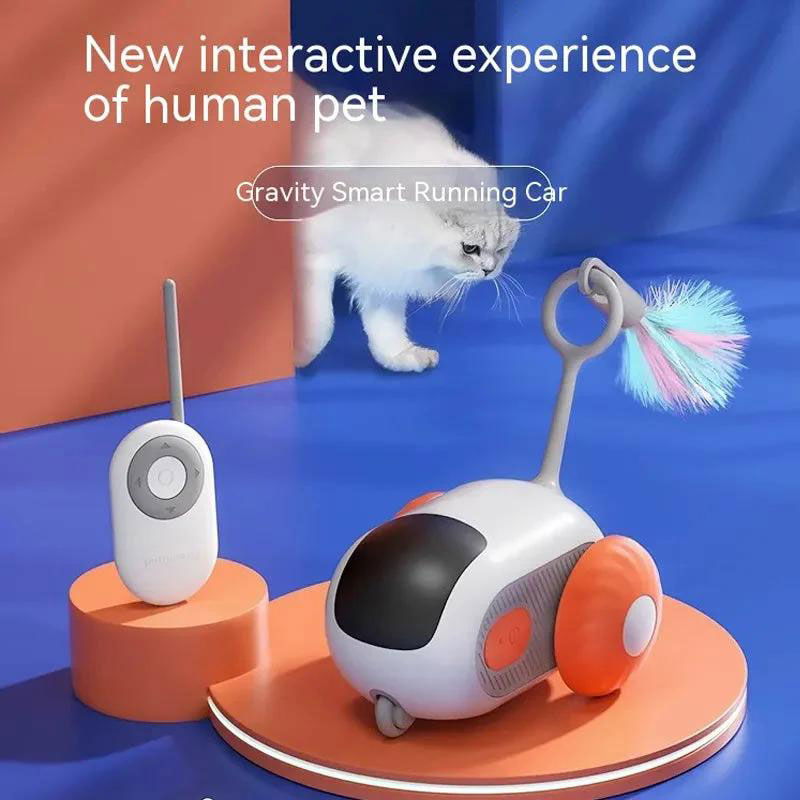 😻Smart Dual Mode Interactive Cat Car