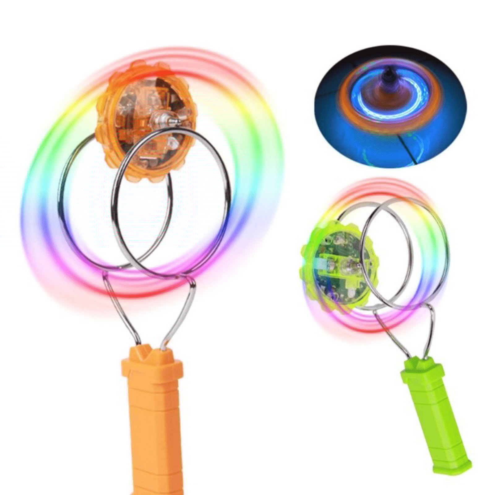 🔥🔥 Creative LED Light Luminous Fidget Spinner Magnetic Gyro