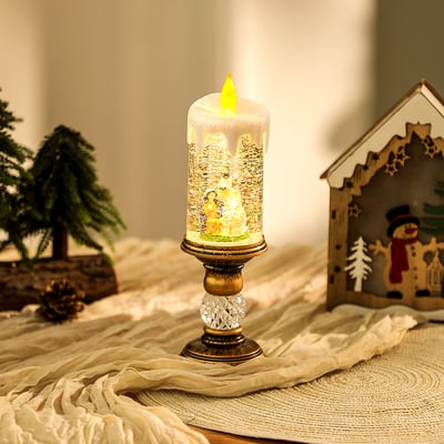 🎅🕯Christmas Flameless Globe Candle Light