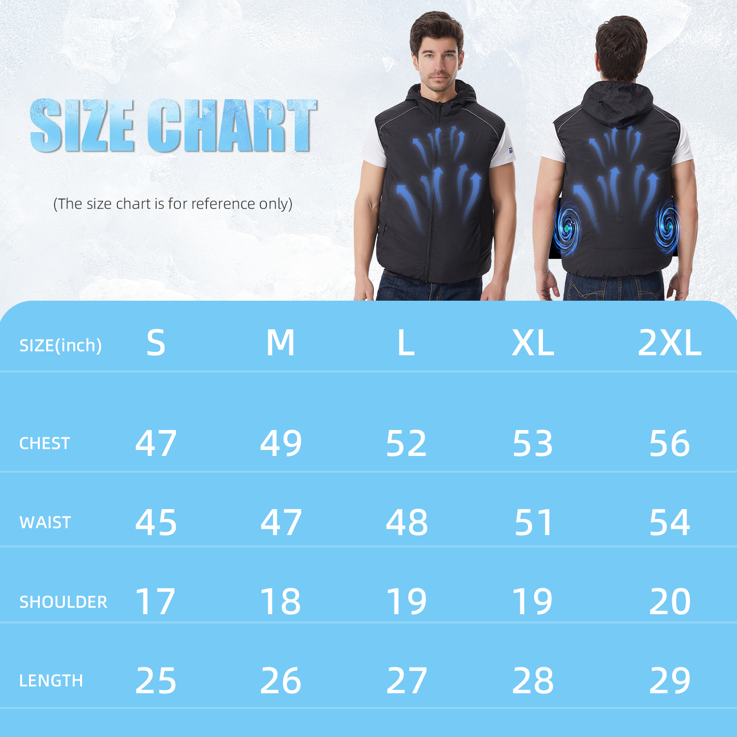 🔥LAST DAY 49% OFF🔥Men's 360° Air Cooling Fan Vest