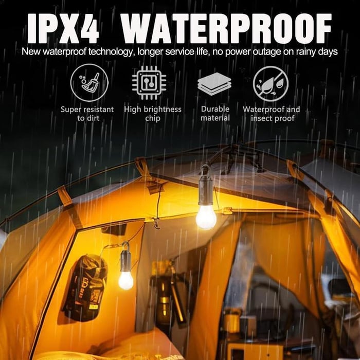 🔥Last Day 49% OFF🔥Solar Rechargeable Hooked Camping Light