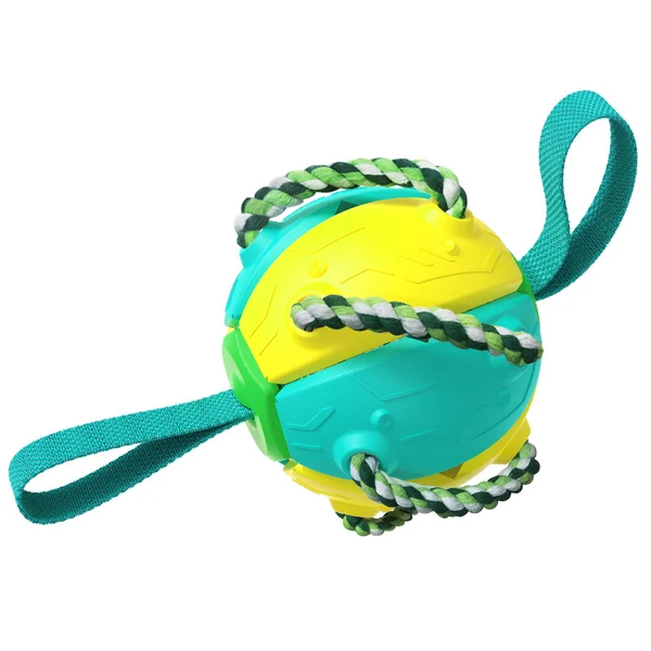 49% OFF🔥Dog Flying Ball With Tug Of War
