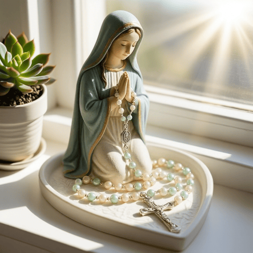 🔥Virgin Mary Rosary Holder
