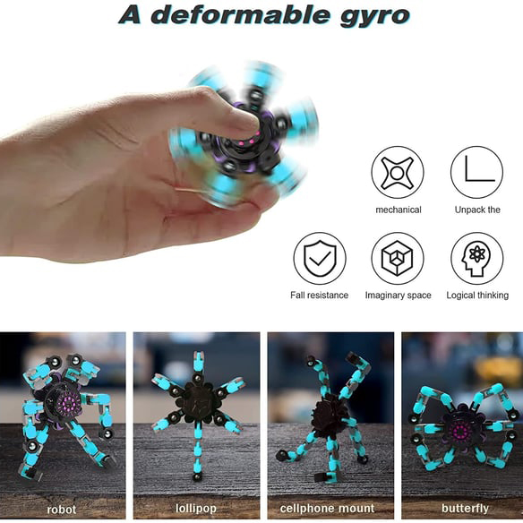 Transformable Fingertip Gyro