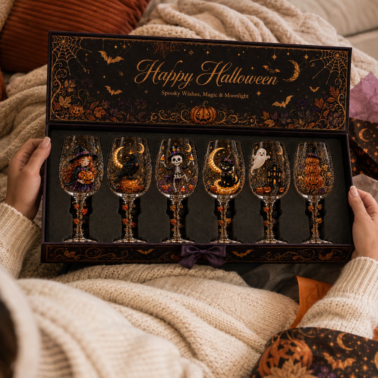 Customer Halloween Glass