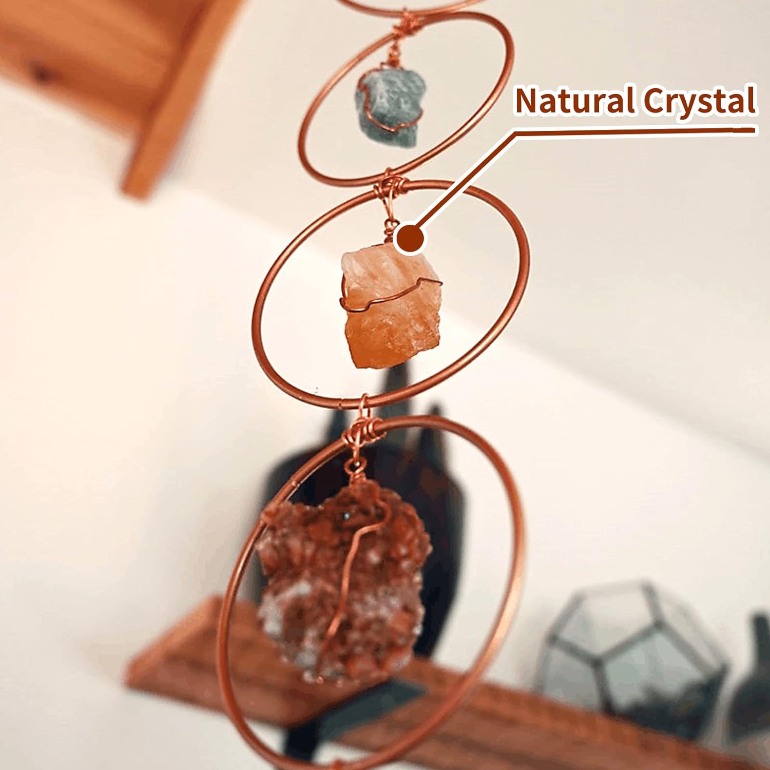 Raw Crystal 7 Chakra Gemstone Wall Decor