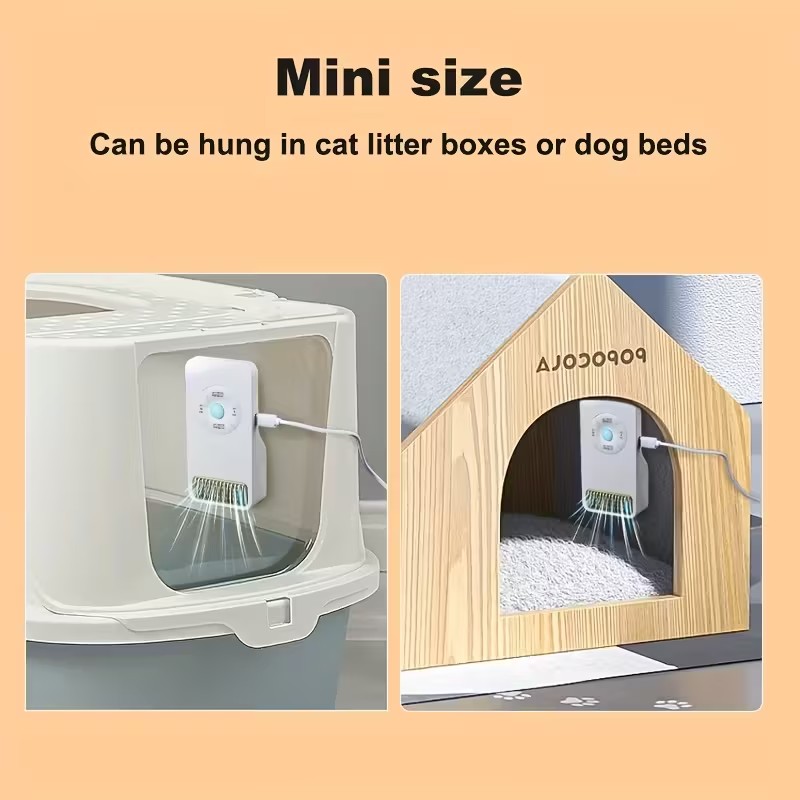 Smart Air Purifier Suitable for Pet Homes, Cat Litter Boxes, Dog Houses