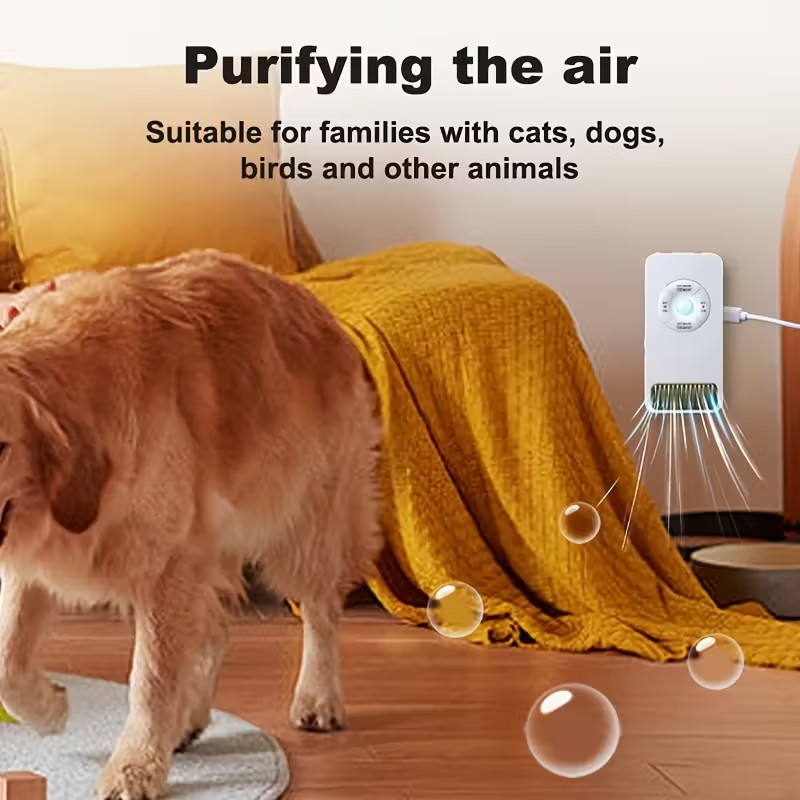 Smart Air Purifier Suitable for Pet Homes, Cat Litter Boxes, Dog Houses