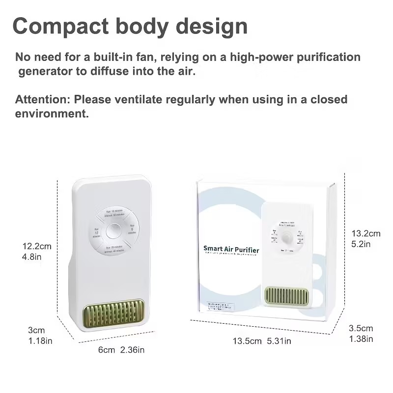 Smart Air Purifier Suitable for Pet Homes, Cat Litter Boxes, Dog Houses