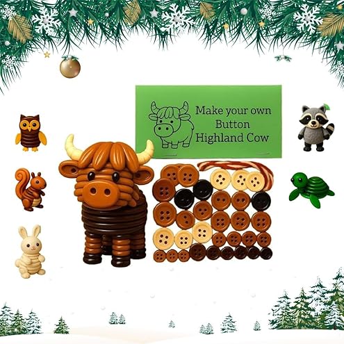 🔥🎅☃️ DIY Button Ornament Kits
