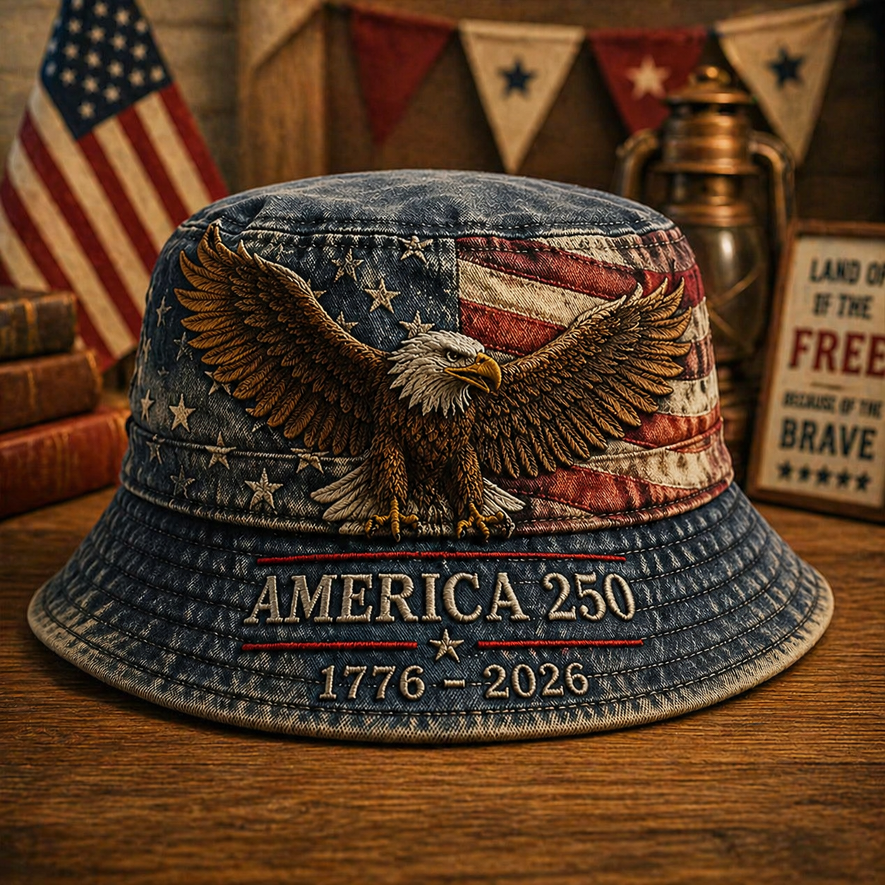 US 250th Anniversary Casual Bucket Hat