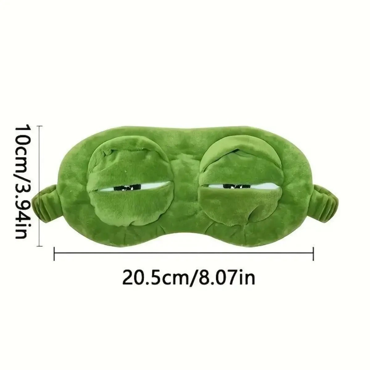 🐸💚3D Cute Frog Sleep Eye Mask – Soft Plush & Cotton Sleep Mask