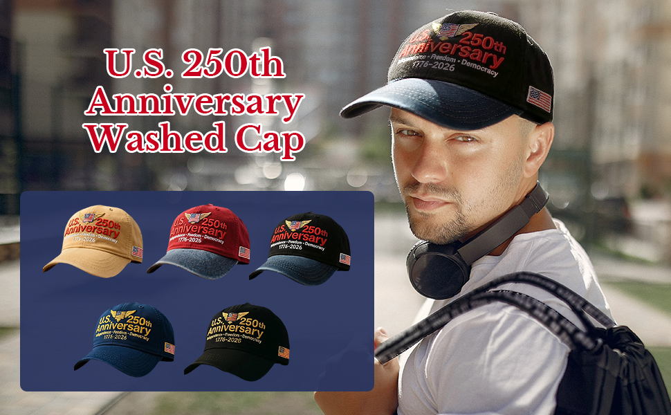U.S. 250th Anniversary Washed Cap